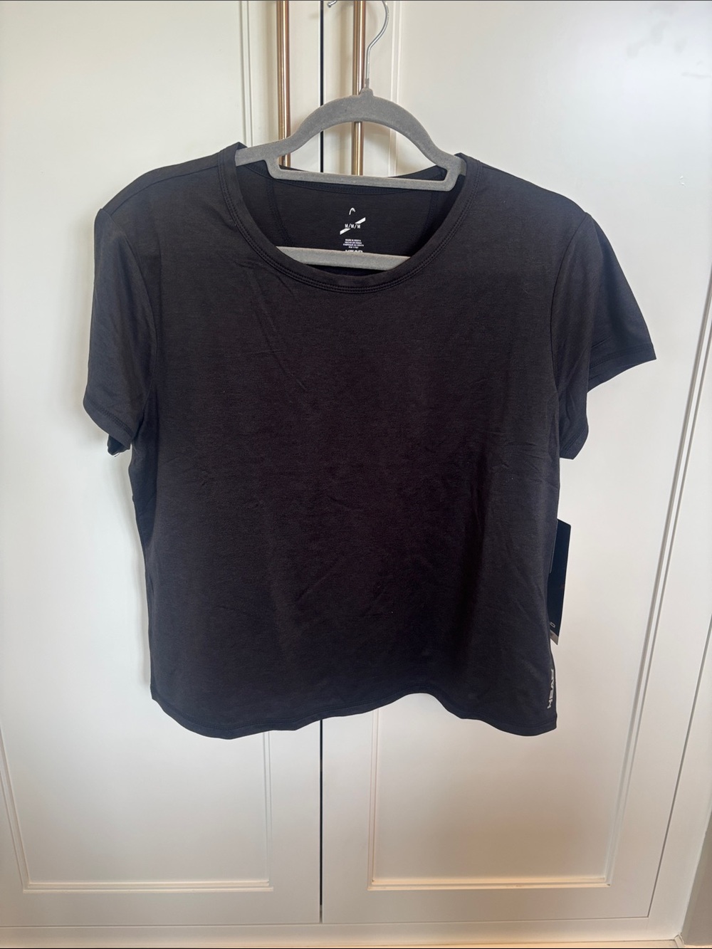 Head Women's Black Short Sleeve Crew Tee